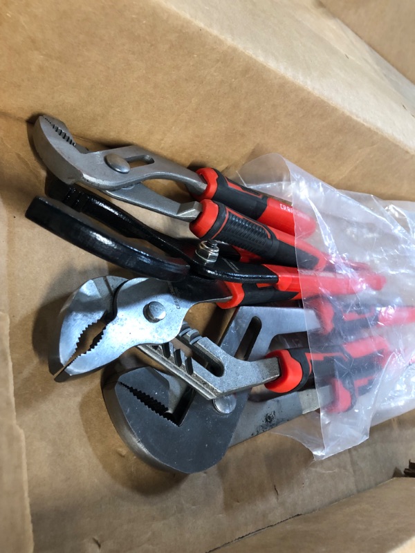 Photo 2 of **SEE NOTES** CRAFTSMAN Plier Set, Durable and Versatile Pliers, Stainless Steel Blades