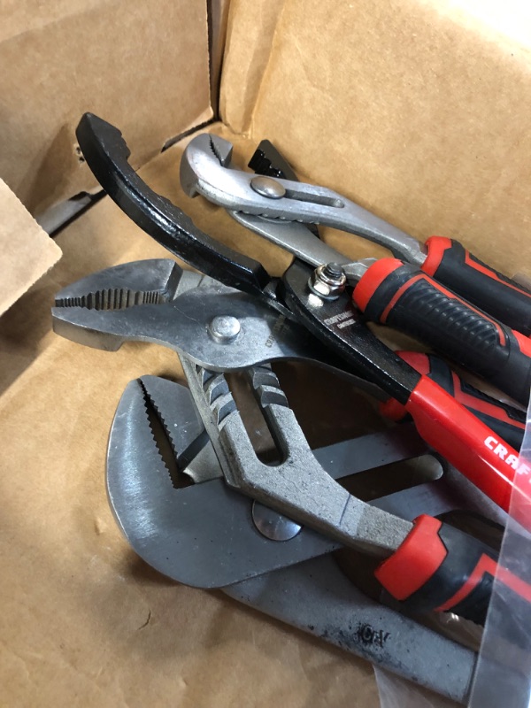 Photo 3 of **SEE NOTES** CRAFTSMAN Plier Set, Durable and Versatile Pliers, Stainless Steel Blades