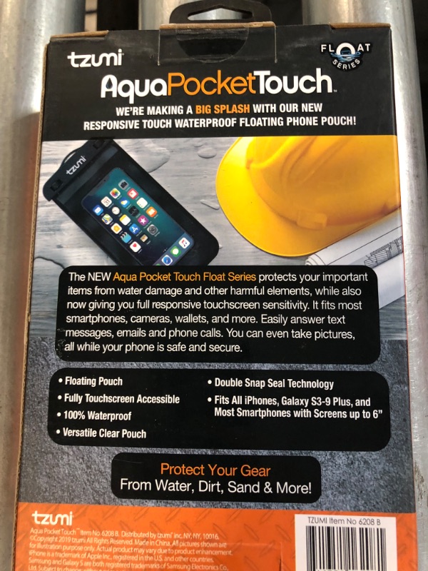 Photo 5 of Tzumi Aqua Pocket Waterproof Smartphone Pouch TWO (2)