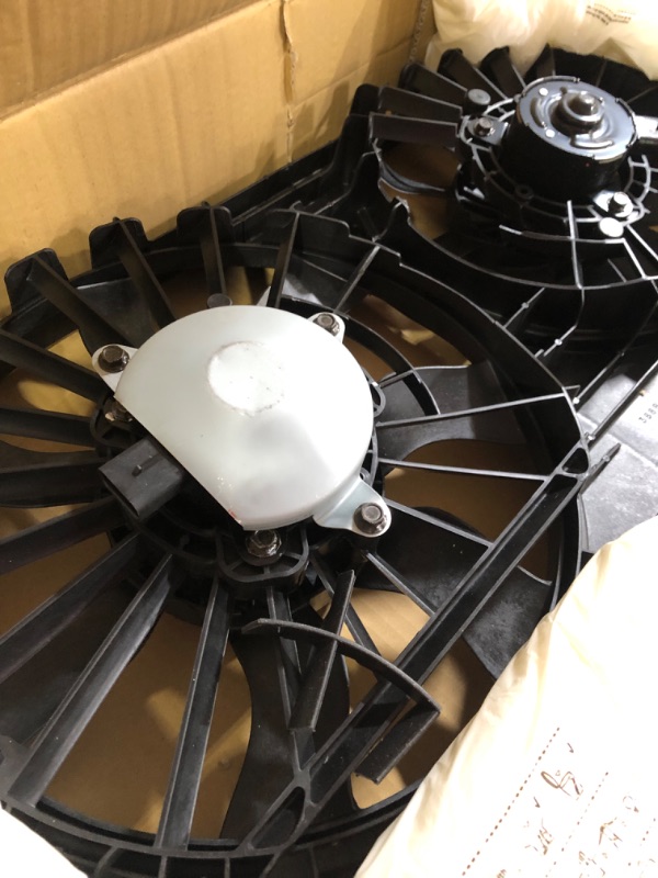 Photo 1 of TYC 621150 Cooling Fan Assembly Compatible with 2004-2008 Chevrolet Malibu, Black