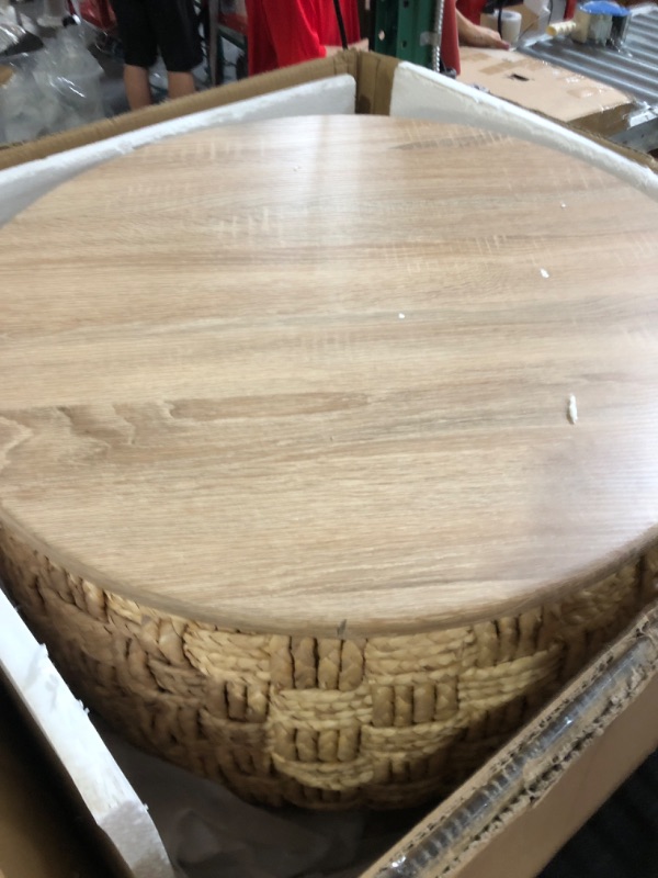 Photo 2 of Ohimonina Hand Weave Table Round Coffee Table 