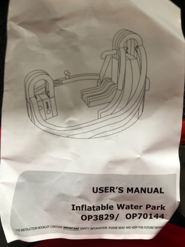 Photo 8 of **UNABLE TO TEST** Multi-Color Kids Inflatable Water Slide Bounce Park Splash Pool 