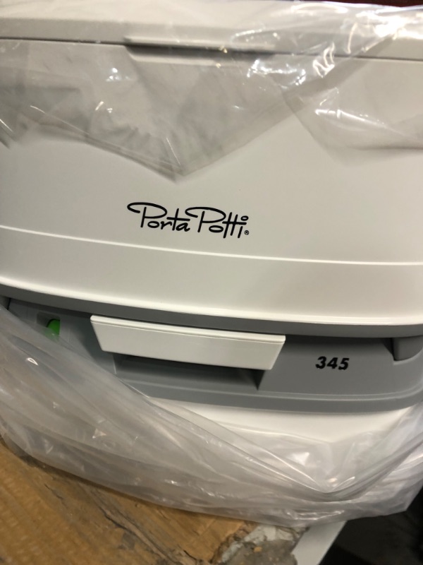 Photo 3 of Thetford 92814 Porta Potti 345 , White , 13 x 16.8 x 15"