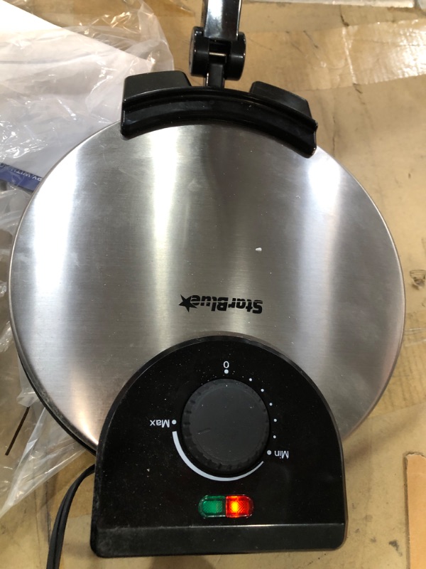 Photo 2 of 10inch Roti Maker by StarBlue with FREE Roti Warmer - The automatic Stainless Steel Non-Stick Electric machine to make Indian style Chapati, Tortilla, Roti AC 110V 50/60Hz 1200W1008645535
