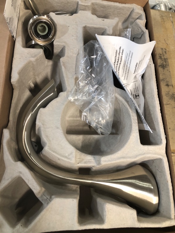 Photo 2 of **SEE NOTES**
Moen Eva Brushed Nickel Two-Handle Deck Mount Roman Tub Faucet Trim Kit, Valve Required, T943BN Brushed Nickel Faucet