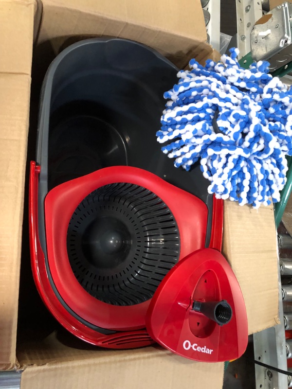 Photo 1 of **MISSING ROD** EasyWring Microfiber Spin Mop and Bucket System