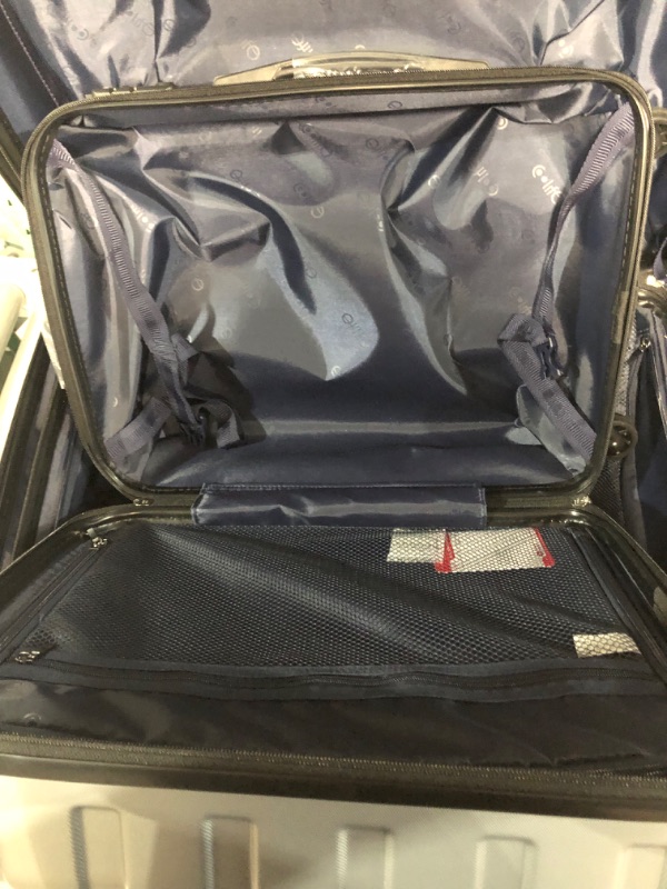 Photo 3 of *USED* Coolife Luggage 3 Piece Set Suitcase Spinner Hardshell Lightweight TSA Lock Set sliver3