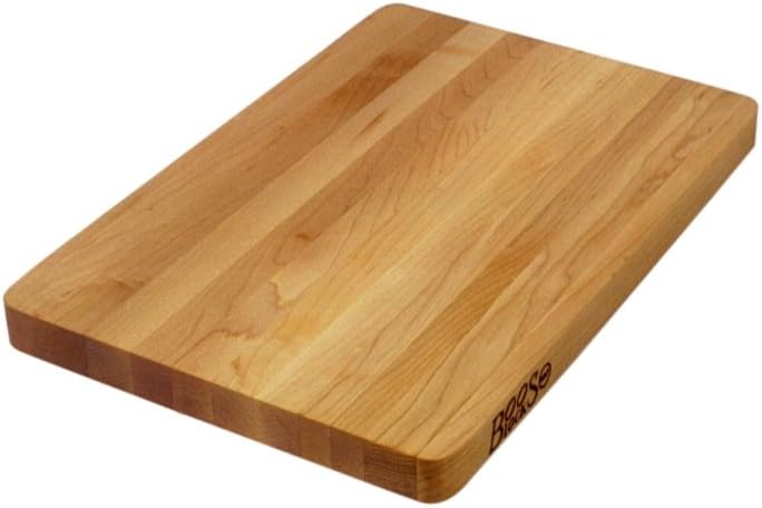 Photo 1 of * item used and damaged * see images *
John Boos Block Chop-N-Slice Maple Wood Edge Grain Reversible Cutting Board