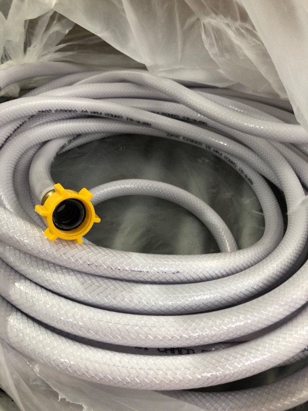 Photo 3 of Camco TastePURE 75ft Drinking Water Hose - Lead and BPA Free - Reinforced for Maximum Kink Resistance - Features a 5/8" Inner Diameter (21008), White Ships in Own Container