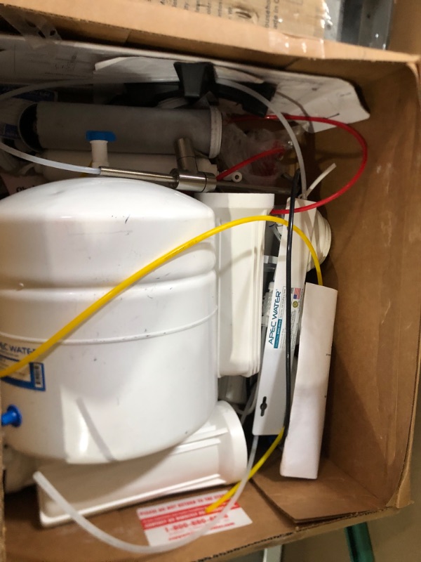 Photo 2 of ***USED****
APEC Top Tier Alkaline Mineral pH+ 75 gpd 6-Stage Ultra Safe Reverse Osmosis Drinking Water Filter System (essence ROES-PH75)