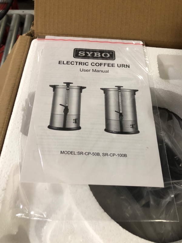 Photo 2 of **SEE NOTES** 
SYBO 2022 Upgrade Commercial Grade Stainless Steel Percolate Coffee Maker