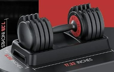 Photo 1 of Adjustable Dumbbell 25/55LB 5 In 1 Single Dumbbell