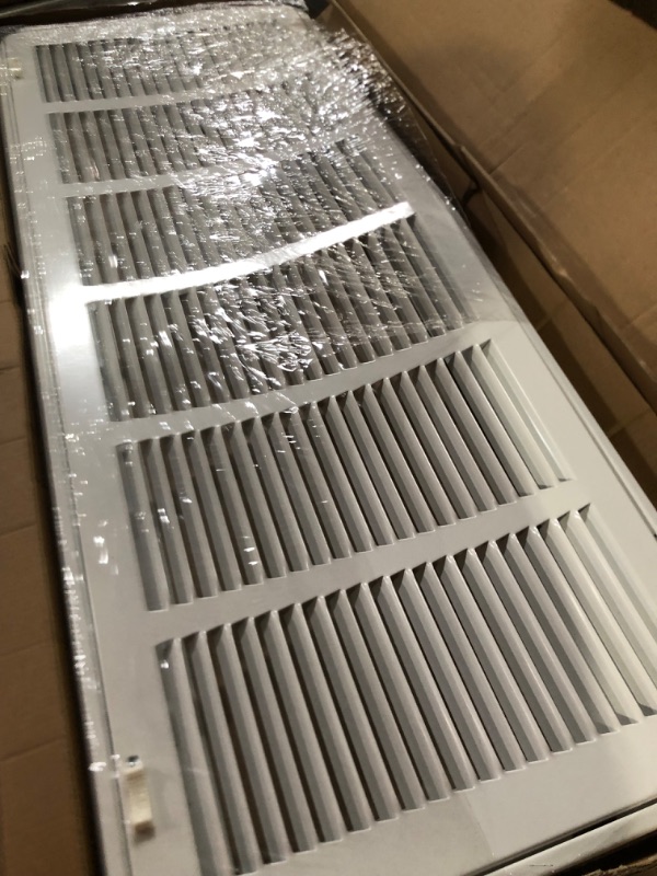 Photo 2 of (USED) 30"w X 8"h Steel Return Air Grilles - Sidewall and Ceiling 