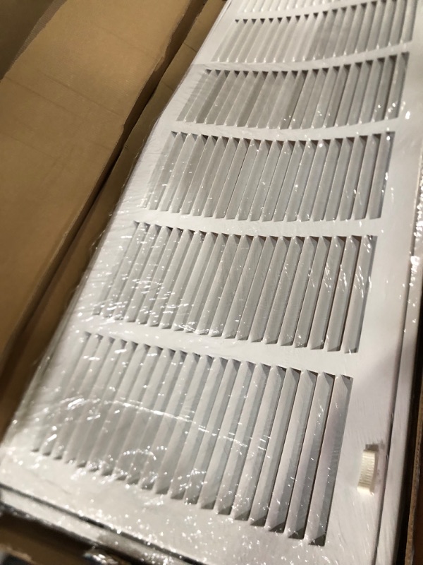 Photo 4 of (USED) 30"w X 8"h Steel Return Air Grilles - Sidewall and Ceiling 