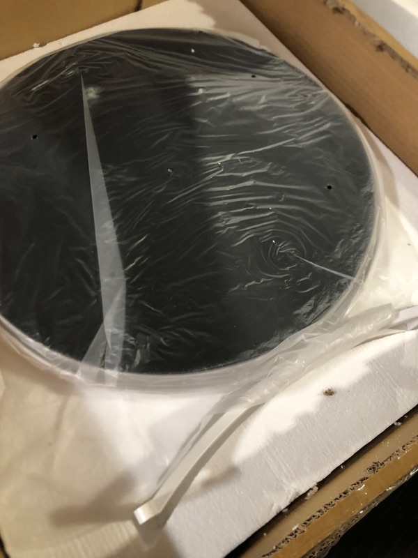 Photo 1 of Vierose 18 Inch Large Vanity Mirror with Lights, Round Light Up Makeup Mirror