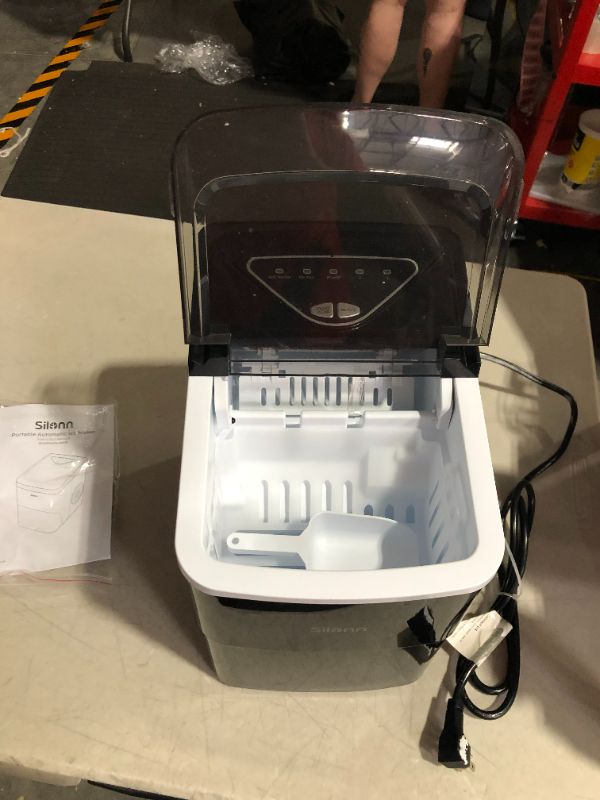 Photo 4 of ***UNTESTED - SEE NOTES***
Silonn Ice Maker Countertop, 9 Cubes Ready in 6 Mins, 26lbs in 24Hrs