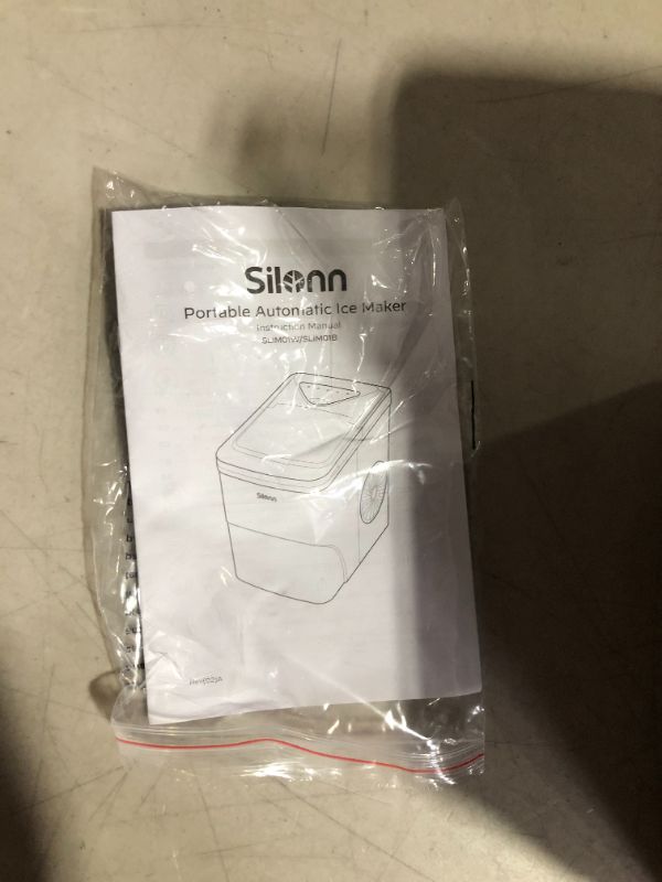 Photo 3 of ***UNTESTED - SEE NOTES***
Silonn Ice Maker Countertop, 9 Cubes Ready in 6 Mins, 26lbs in 24Hrs