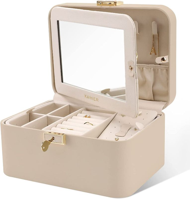 Photo 1 of KAMIER Jewelry Box Beige