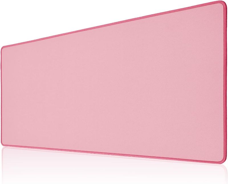 Photo 1 of YSAGi Desk Mat, Mouse Pad,Waterproof Pink 23.6" x 13.7"