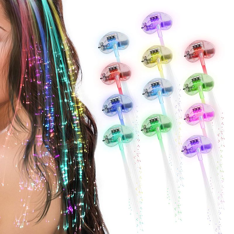 Photo 1 of Topist LED Lights Hair, 12 Pack