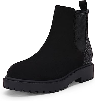 Photo 1 of Rilista Girls Ankle Boots Side Zipper Black 10 Little Kid
