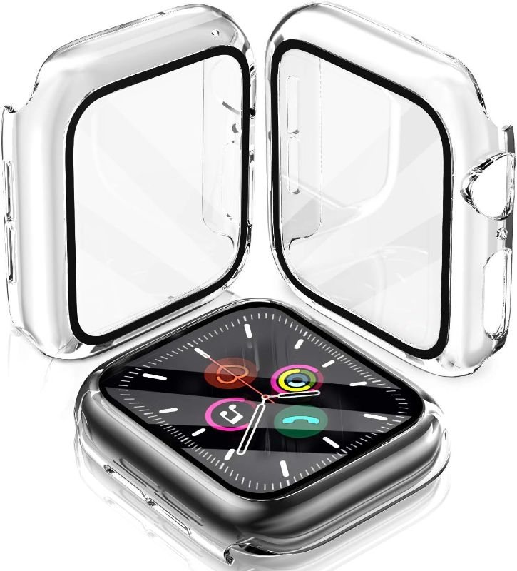 Photo 1 of [New] LeYi [2 Pack Compatible Apple Watch Series 6/SE/5/4 Case 40mm w/  Tempered Glass
