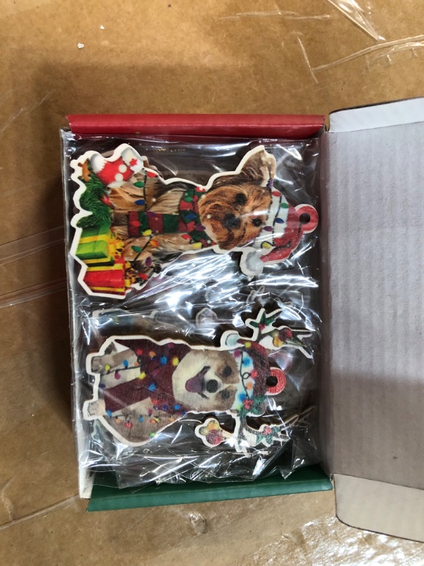 Photo 3 of 14 Pack Christmas Dog Ornament, Bundle of 2, 28 Total Ornaments