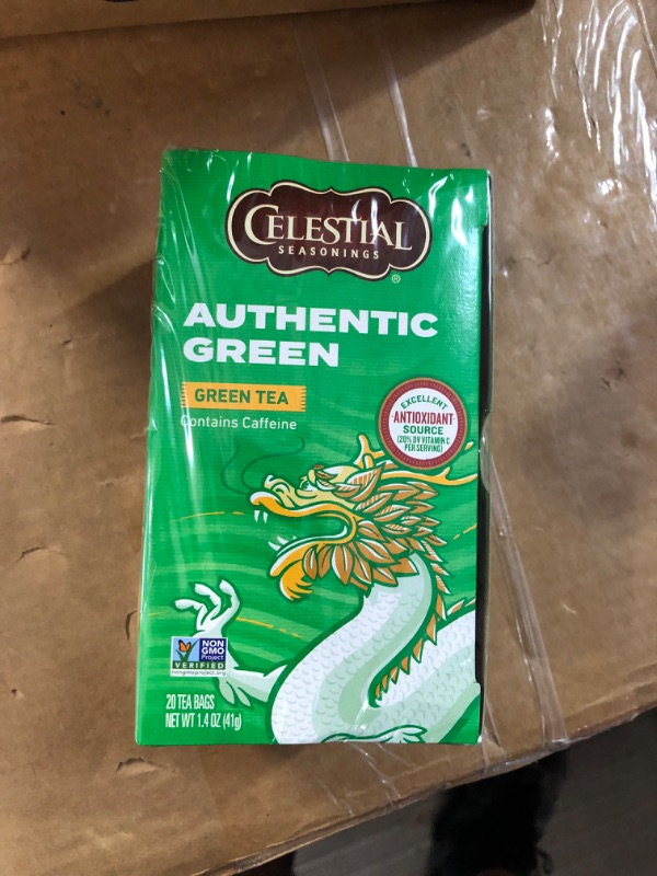 Photo 4 of ***EXPIRES 4th OF NOVEMBER 2023*** Celestial Seasonings Green Tea, Contains Caffeine, 20 Tea Bags (Pack of 6)