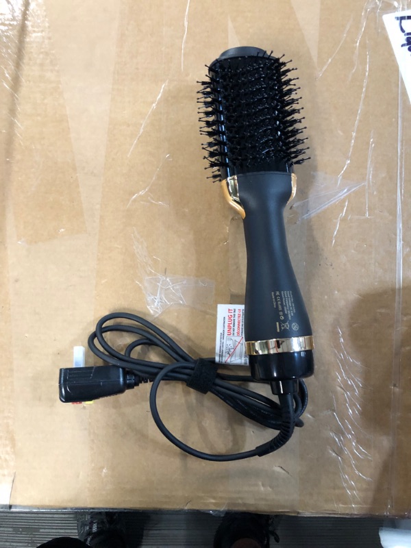 Photo 2 of ***UNTESTED*** Professional Blowout Hair Dryer Brush, Black