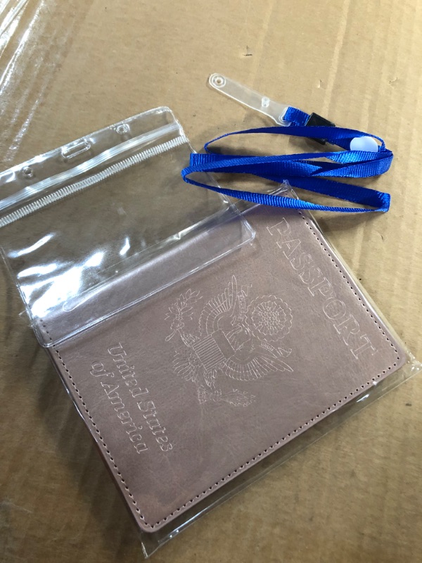 Photo 1 of 2x TOURSUIT RFID Passport and Vaccine Card Holder Combo,