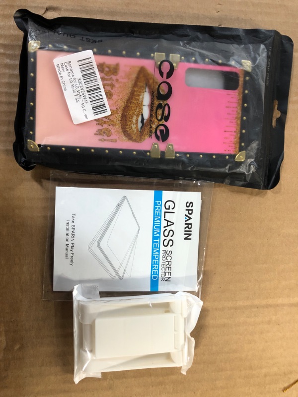 Photo 1 of Case for LG Stylo 7 5G, foldable phone stand, Screen protector installation kit