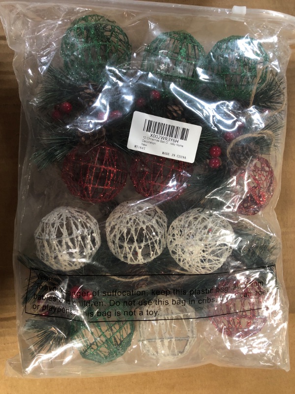 Photo 1 of 12 Christmas Ball Ornaments