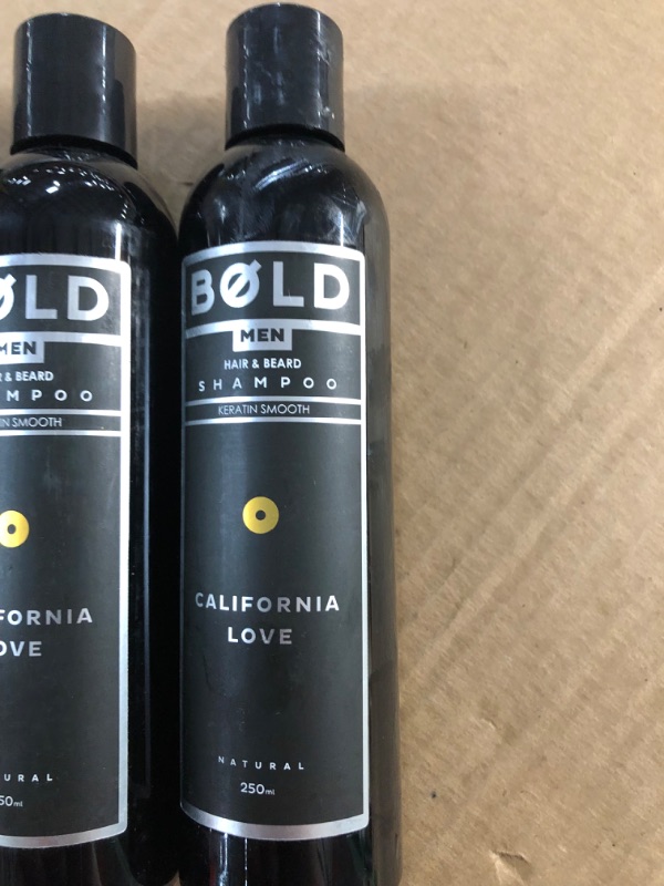 Photo 3 of 3 Bold Men, Shampoo 250 ml- Mens Daily Shampoo (California Love)