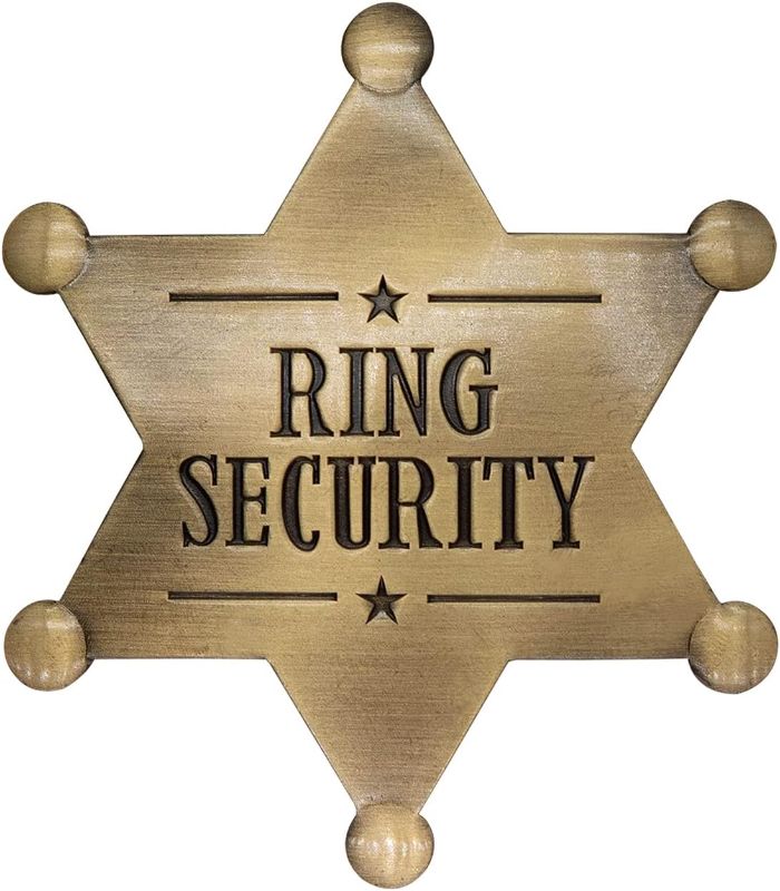 Photo 1 of 1Pc Ring Security Sheriff Badge