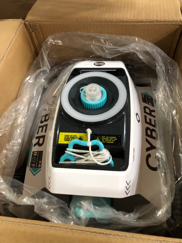 Photo 2 of **PARTS ONLY**
Ofuzzi Cyber 1200 Pro Cordless Robotic Pool Cleaner, Dual Navigation Path, Max.130 Mins Runtime, Up to 1076ft² (Blue)