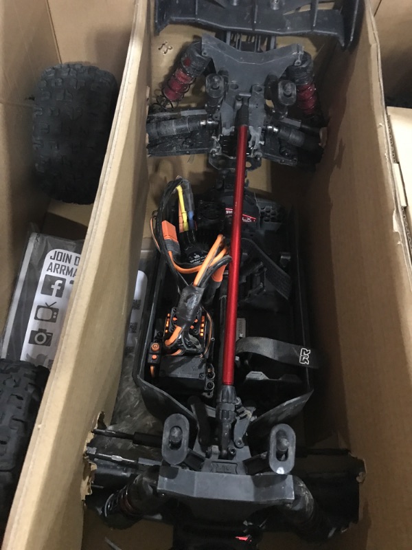 Photo 3 of ARRMA RC Truck 1/10 KRATON 4X4 4S V2 BLX Speed Monster Truck RTR (Batteries and Charger Not Included), Blue, 