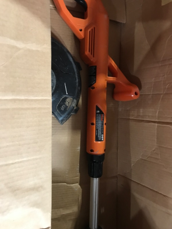 Photo 3 of **PARTS ONLY** BLACK+DECKER 20V MAX String Trimmer/Edger