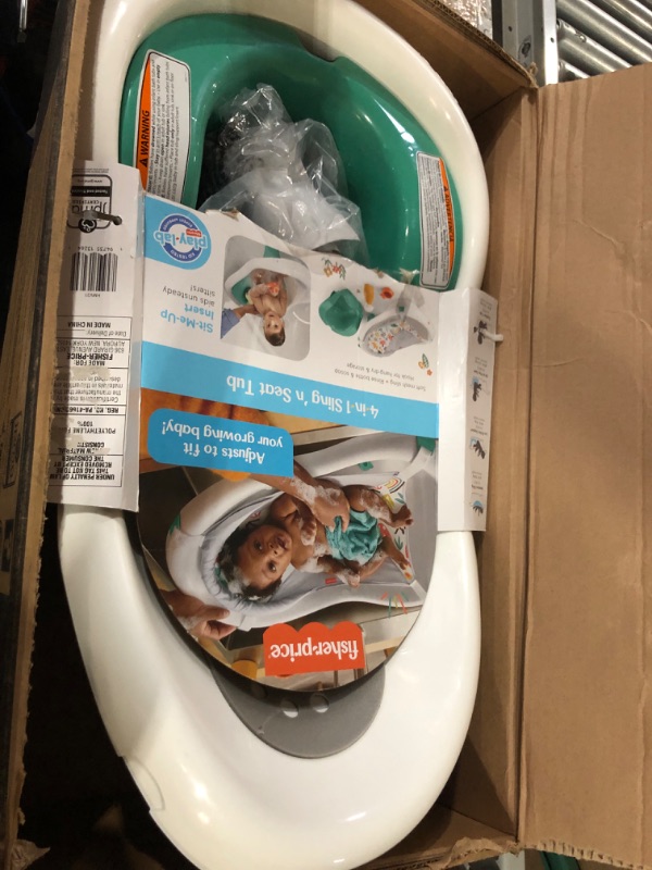 Photo 2 of **MISSING PARTS** SEE NOTES**
Fisher-Price Baby Bath Tub, 4-in-1 Newborn to Toddler