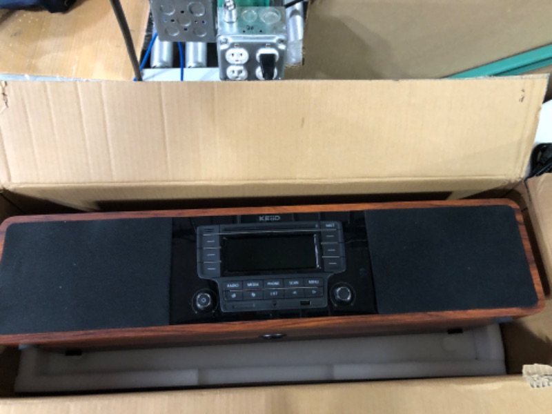 Photo 1 of KEiiD CD Player with Speakers Bluetooth for Home Stereo System Boombox FM Radio USB SD AUX Remote Control, 28 Inch Long 20 Pounds Weight