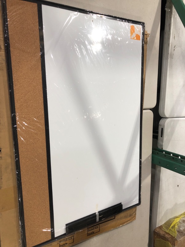 Photo 1 of XBoard Magnetic whiteboard 36 x 24 - Combo Whiteboard Dry Erase Board/Cork Board, 