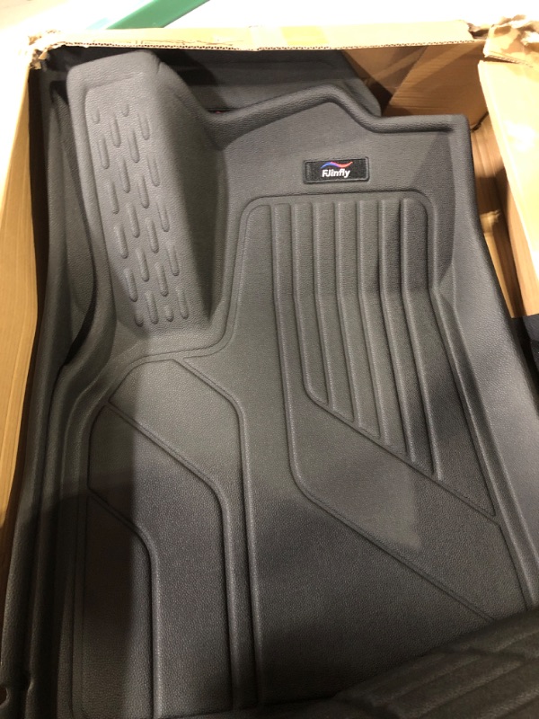 Photo 4 of Fjinfly Tesla Model Y Floor Mat 2023 2022 2021 All Weather Tesla Y -4pc