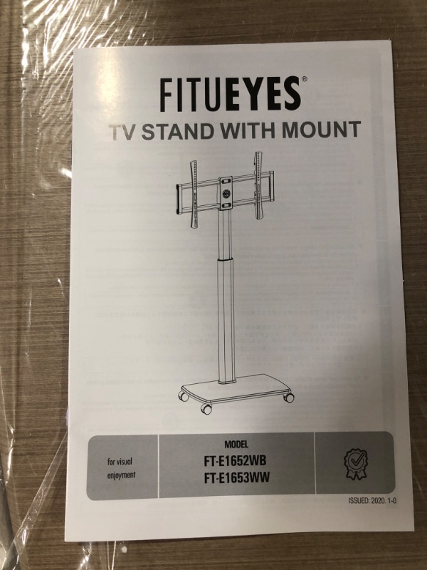 Photo 2 of FITUEYES Rolling TV Floor Stand for 32 to 65 70 Inch TVs, 