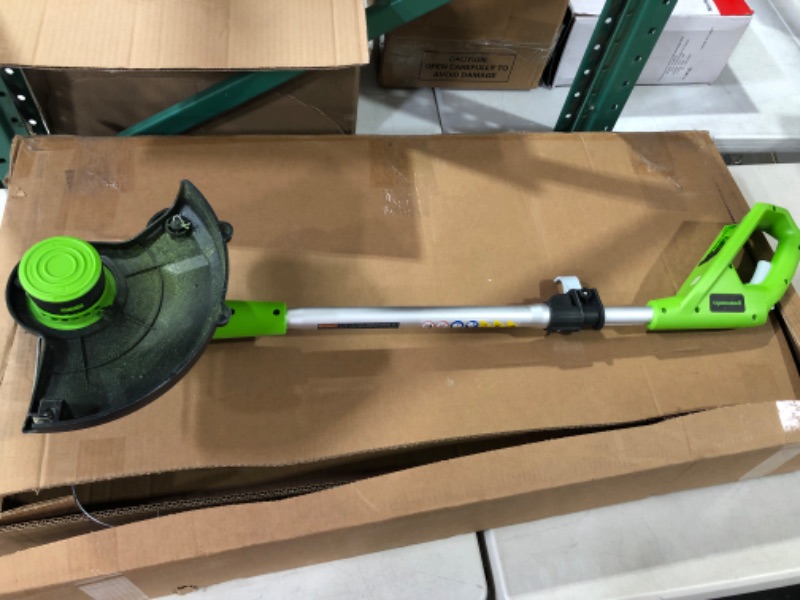Photo 3 of ***MISSING PARTS**
Greenworks 5.5 Amp 15" Corded Electric String Trimmer 15" Corded Trimmer