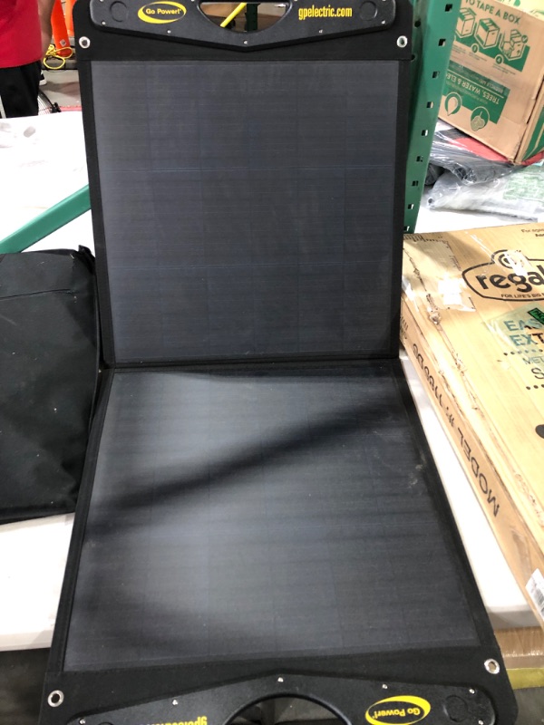 Photo 3 of 
GoPower DuraLite 100-watt Lightweight Portable 12 Volt Monocrystalline Foldable Solar Panel