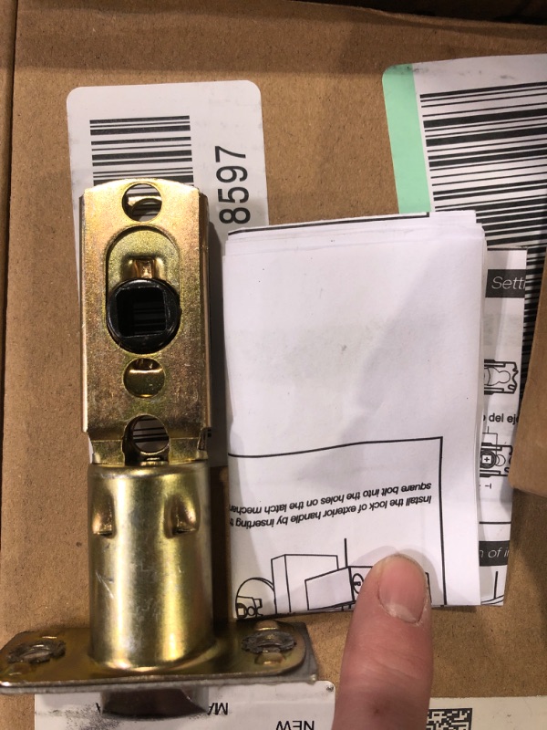 Photo 5 of 
Home Improvement Direct Square DOOR LOCK HANDLE  GOLD 