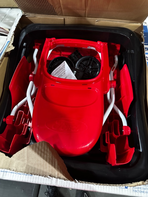 Photo 1 of Bright Starts Ways to Play 4-in-1 Walker - Ford Mustang, Red, Ages 6 Months +, Red Ford Mustang Mustang Red