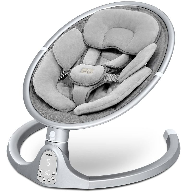 Photo 1 of 
BabyBond Baby Swings for Infants, Bluetooth Infant Swing with Preset Lullabies, 