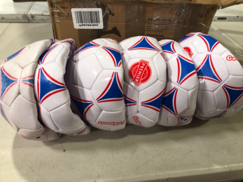 Photo 2 of 
GoSports Premier Soccer Ball with Premium Pump - Available as Single Balls or 6 Packs