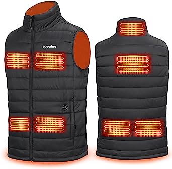 Photo 1 of uupalee Heated Vest Men Outdoor Lightweight Warm Heating Clothing with Battery Pack ( SMALL ) 