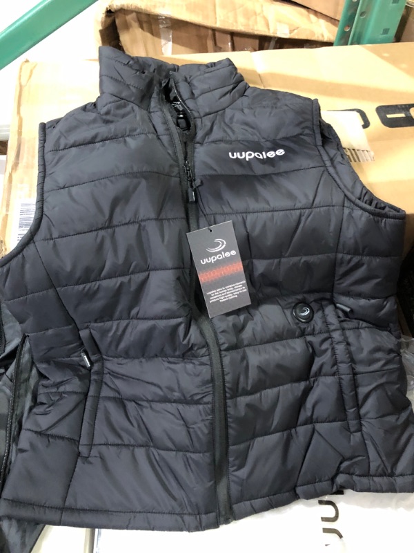 Photo 3 of uupalee Heated Vest Men Outdoor Lightweight Warm Heating Clothing with Battery Pack ( SMALL ) 